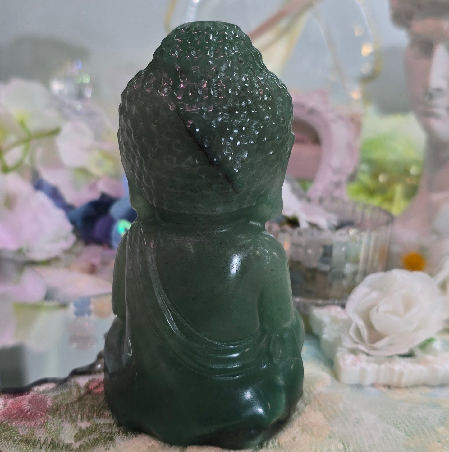 Natural Crystal - Green Aventurine Buddha Statue