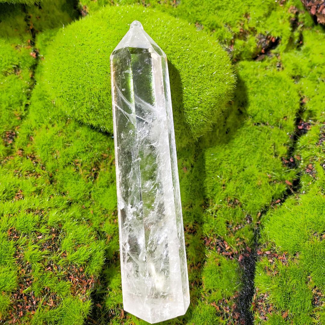 Natural crystal pillars-White crystal pillars