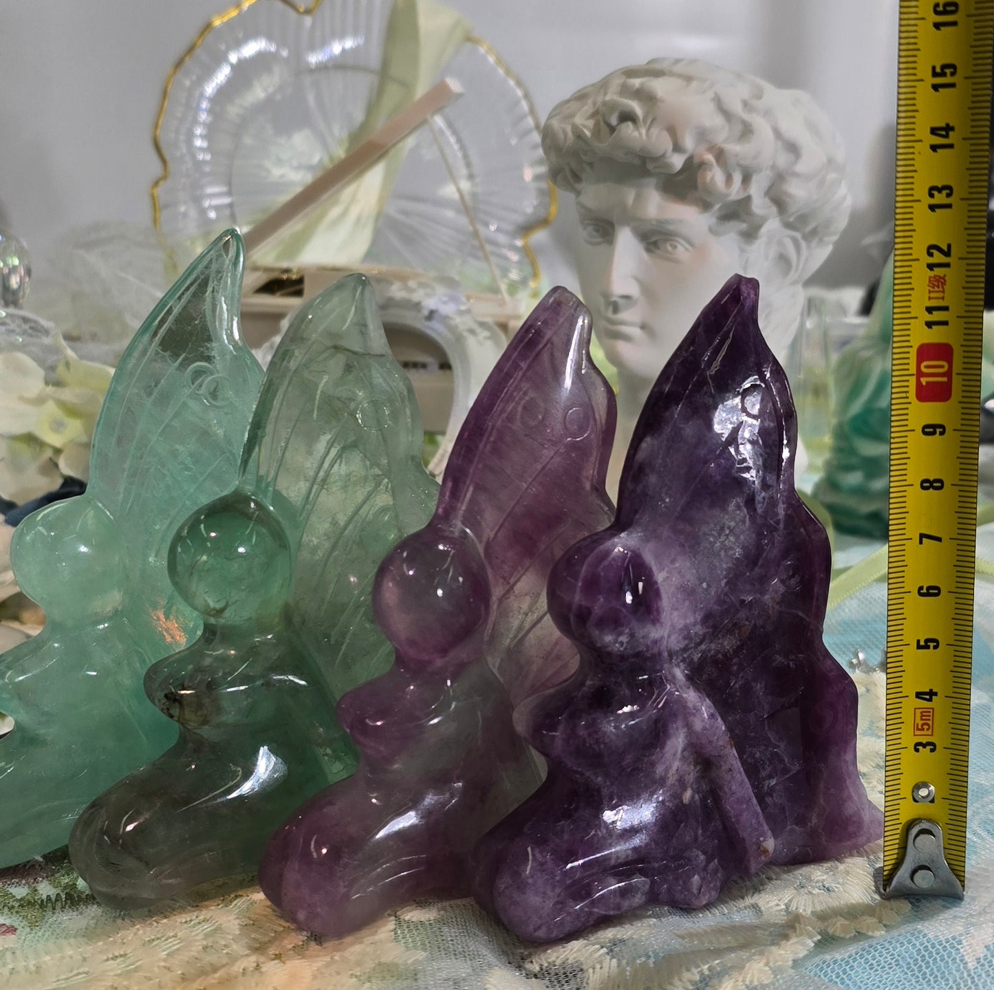 Natural Crystal-Fluorite fairy