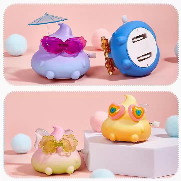 Emmmkun Swing Together - Wind-up Movable - Figurine Blind Box - Cute Cartoon - Funny Decoration - Gift for Trendy Girls