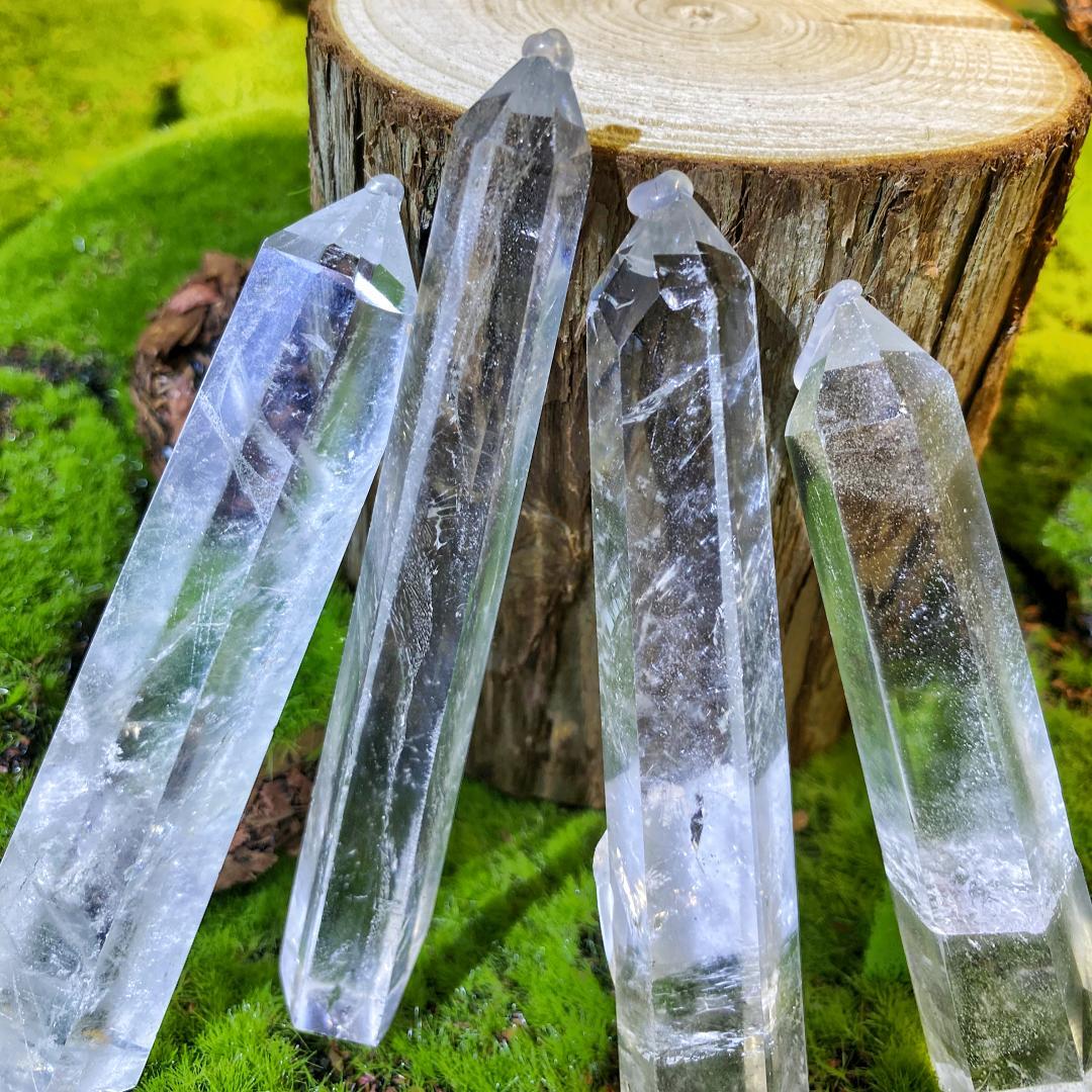 Natural crystal pillars