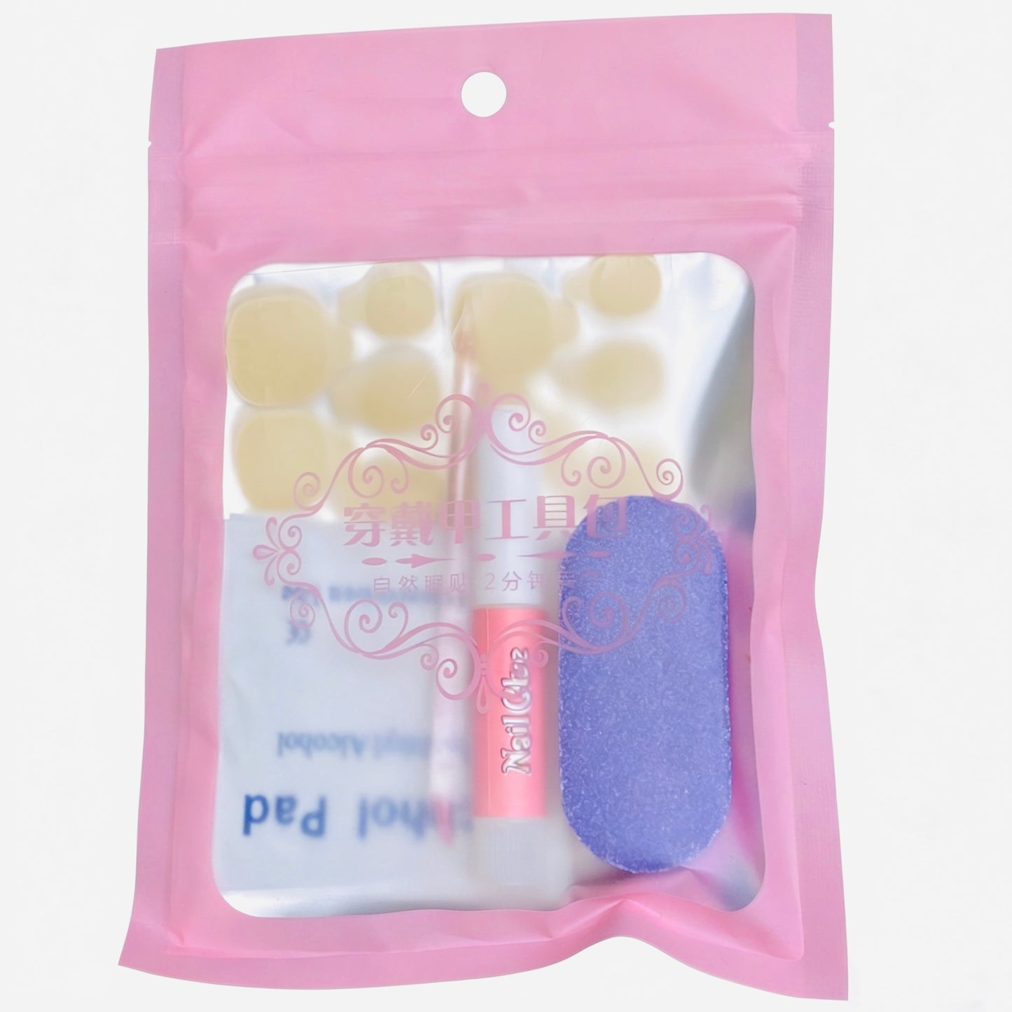 Tools: glue + jelly stickers