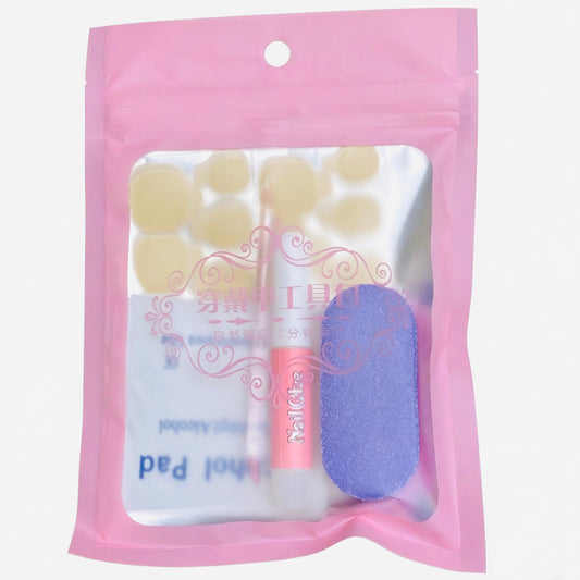 Tools: glue + jelly stickers