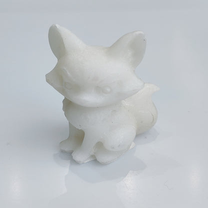 Natural Crystal-Crystal Little Fox