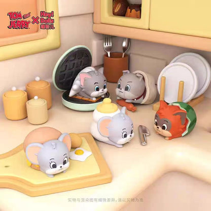 Tom and Jerry Gourmet House Series Blind Bag Trendy Toy Blind Box Cute Figurine