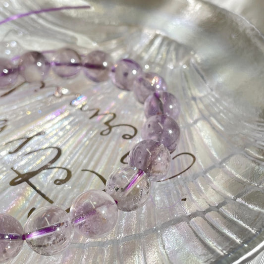 Natural Crystal-Purple Tower Bracelet-Finished Beaded Bracelet