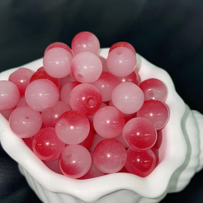 10 mm two-color gradient glass beads DIY-DIY bracelet must-have