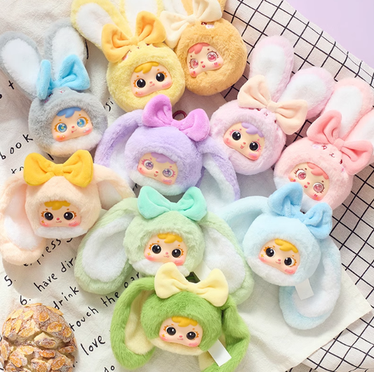 【Samuel】Colorful Little Bunny Surprise Plush Blind Box - Creative Cute Ornament - Girlish Trendy Toy - Small Decorative Gift