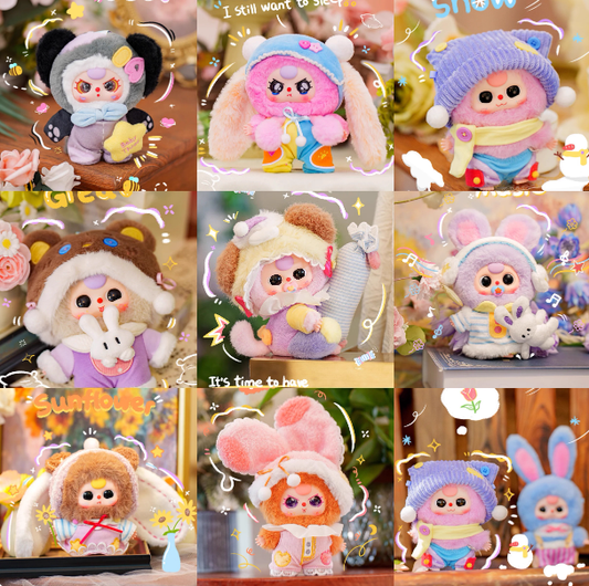[Baby Three] Sweet Dream 100% Plush Series Blind Box - Cute Plush Trendy Toy Doll - Figurine for Display or Hanging - Birthday Gift