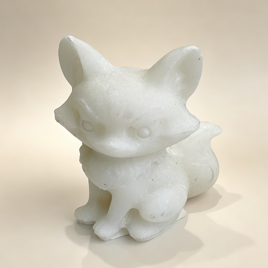 Natural Crystal-Crystal Little Fox