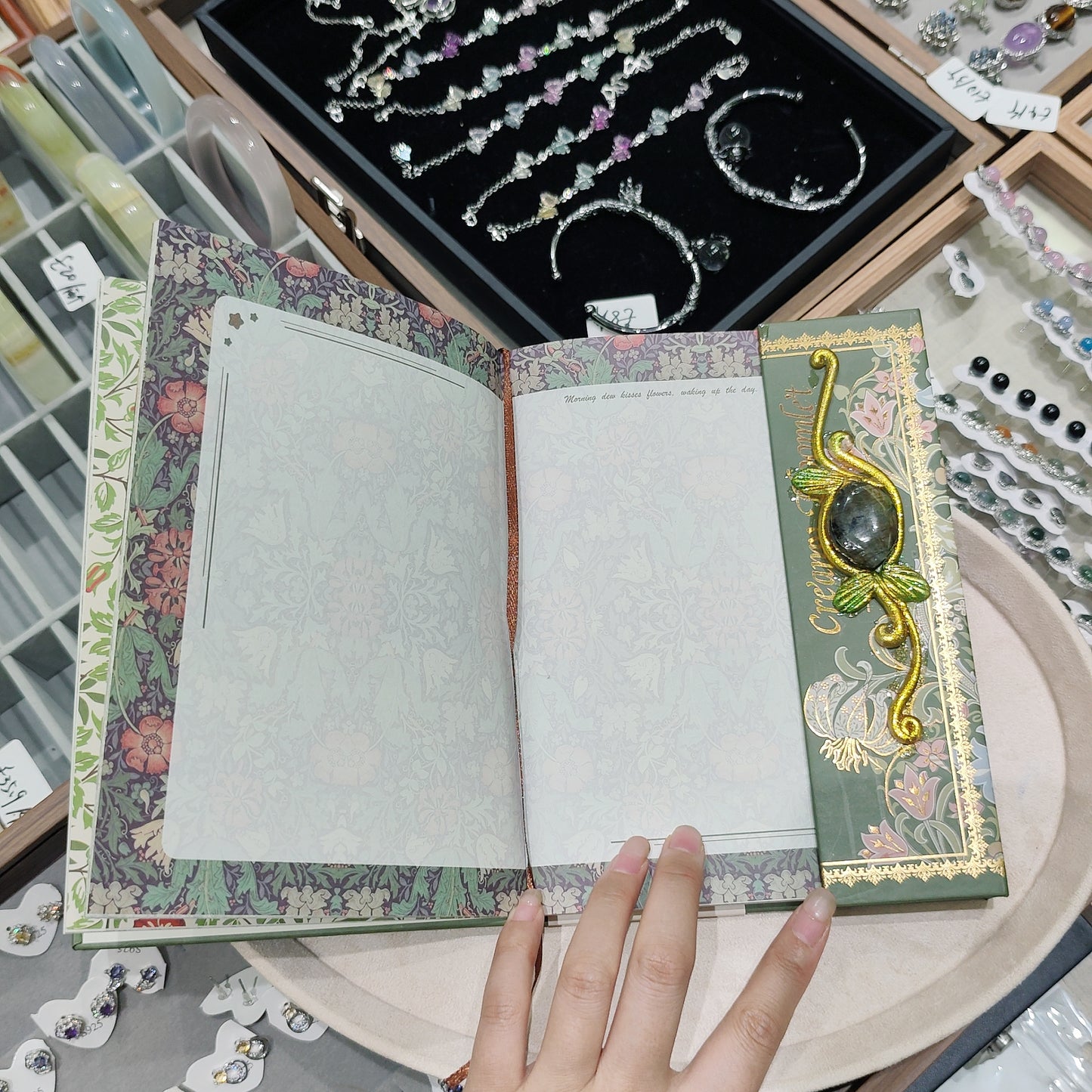 Natural Crystal - Crystal Notebook