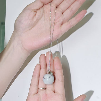 Natural Crystal - Little Apple Pendant