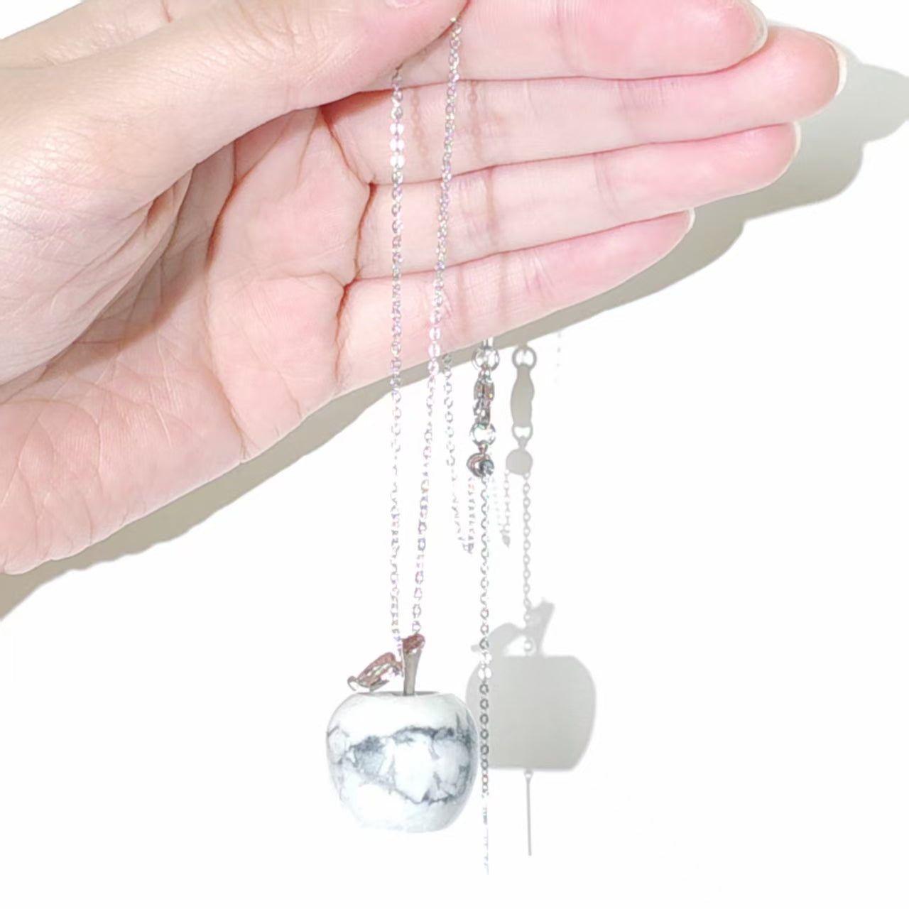 Natural Crystal - Little Apple Pendant