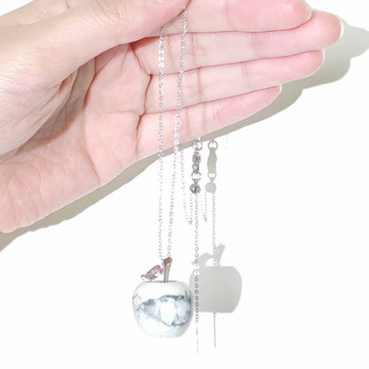 Natural Crystal - Little Apple Pendant