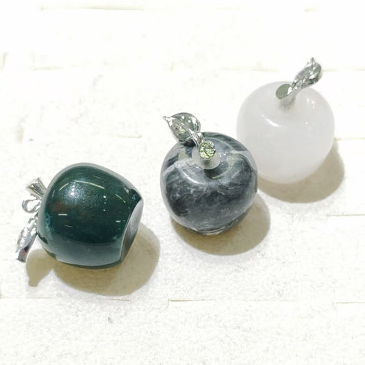 Natural Crystal - Little Apple Pendant