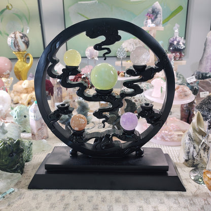 Crystal ball base - seven seats