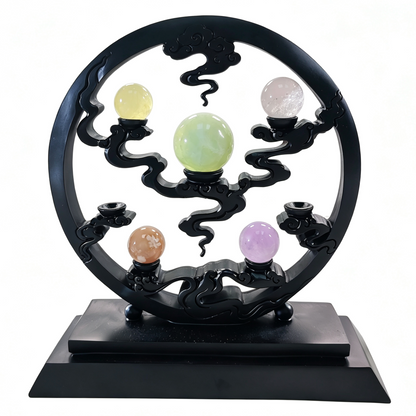 Crystal ball base - seven seats