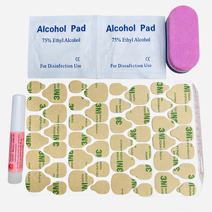 Tools: glue + jelly stickers