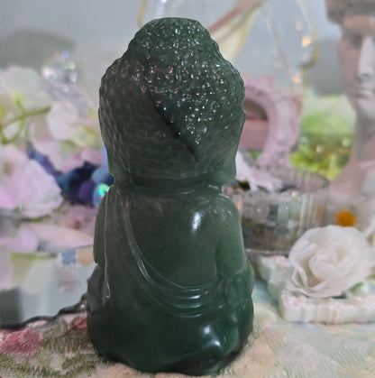 Natural Crystal - Green Aventurine Buddha Statue