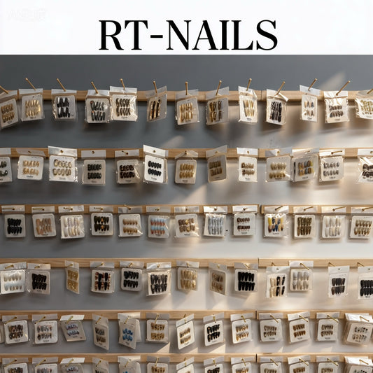 RT-Nails Premium Salon - High-Quality Nail Art - Various Styles - 10-Pack Blind Bag
