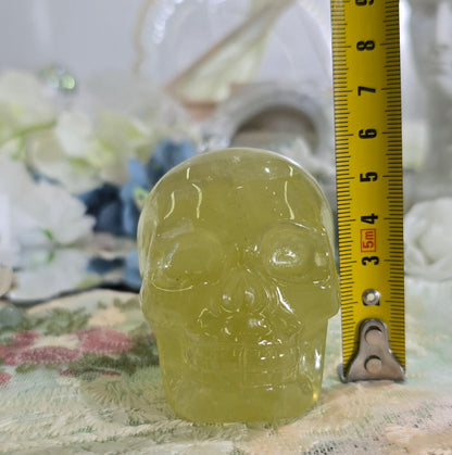 Natural Crystal-Citrine Skull