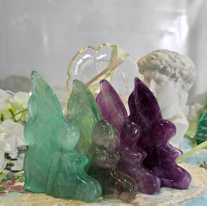 Natural Crystal-Fluorite fairy