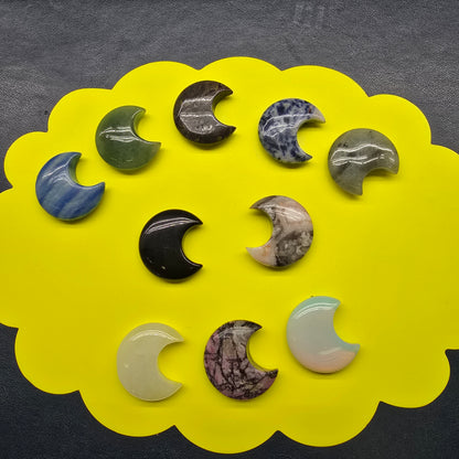 Natural crystal-small moons of various materials