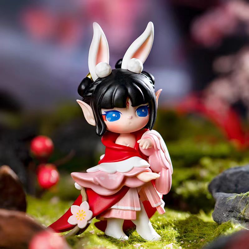 SURI Surui Myth Series Peach Blossom Nine Spirits Series Blind Box Figurine Trendy Toy - Gift