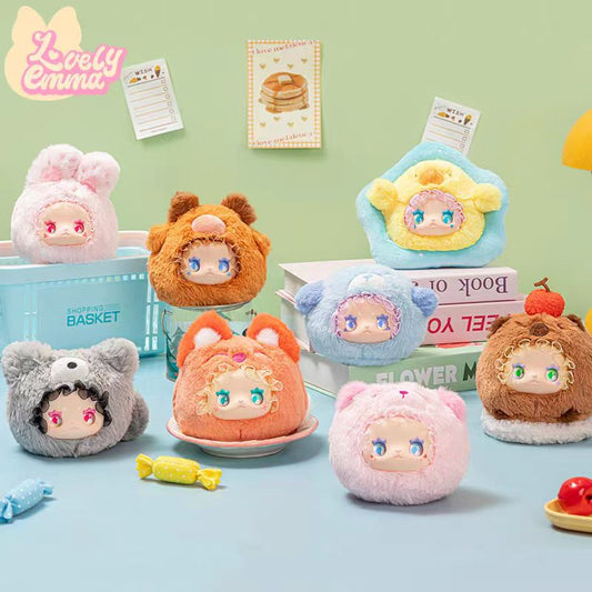Lovely Emma RuaRuaZoo - Vinyl Face Plush Series Blind Box - Keychain - Trendy Mini Figure - Ornament