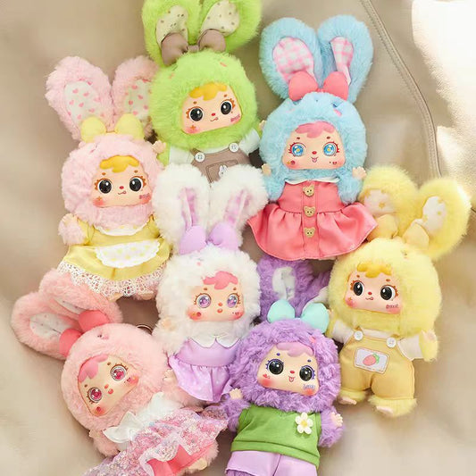 [Samuel] Rainbow Bunny Plush Blind Box Series - Cute Trendy Doll - Backpack Charm - Gift for Girls