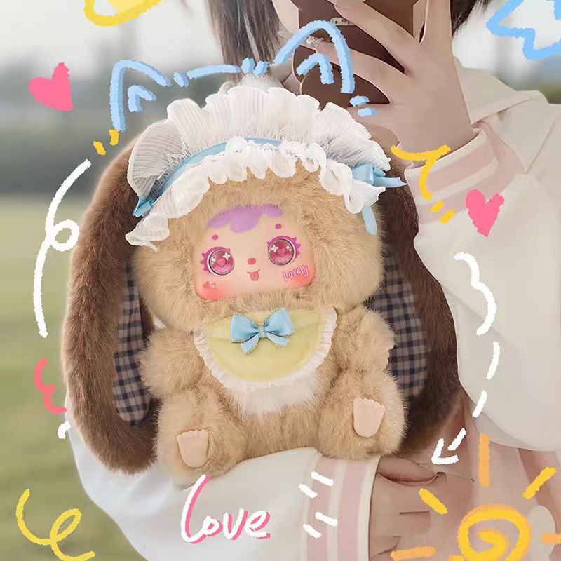 [Samuel] Mao Xiao Rabbit Second Generation Family - Plush Series Blind Box - Cute Doll - Plush Decoration - Keychain - Gift for Girls