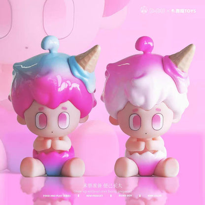 DUDU Milk Tea - Dudu Cute Beans - Food Toy Series - Cute Beans - Blind Box - Figurines - Trendy Toys - Desktop Decorations