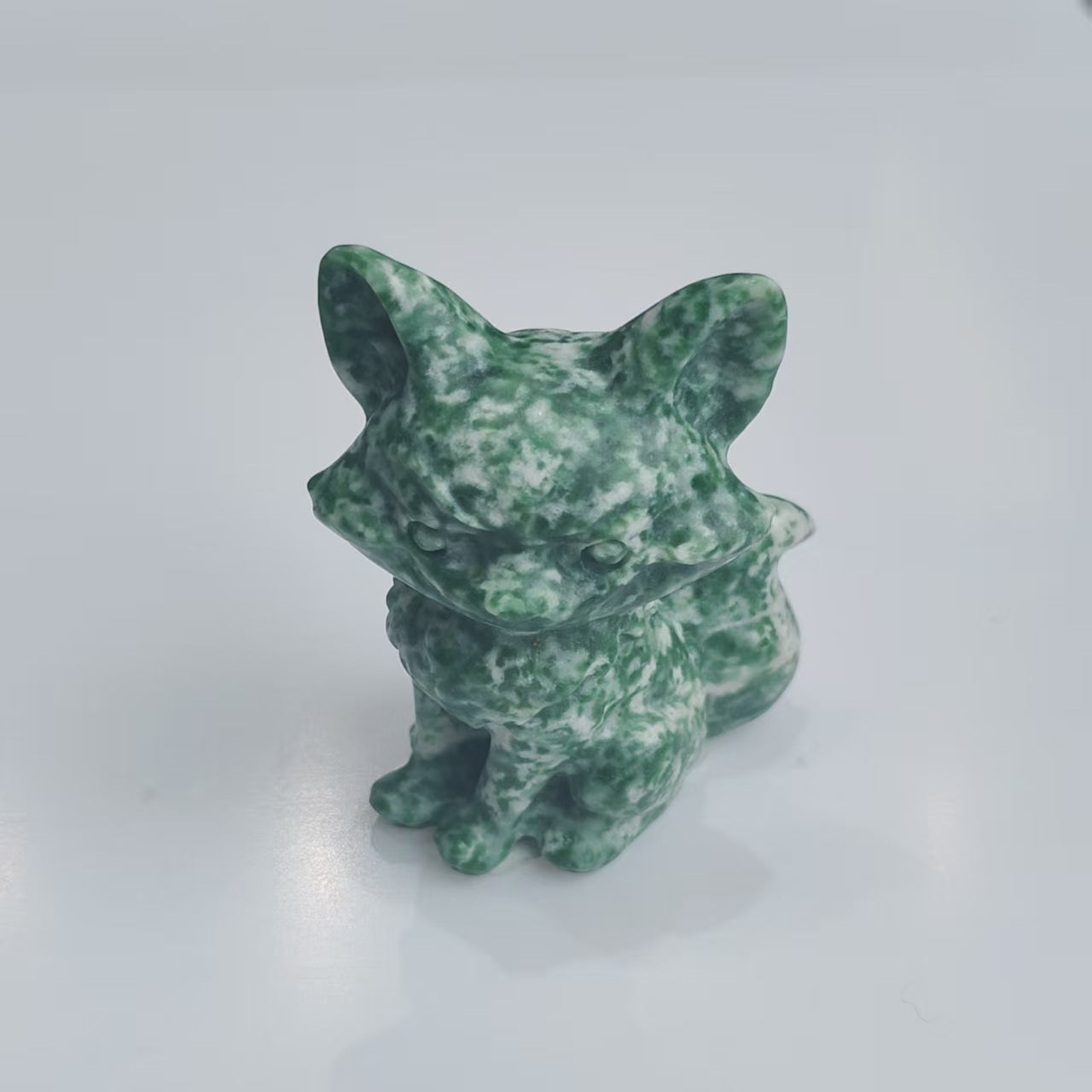 Natural Crystal-Crystal Little Fox