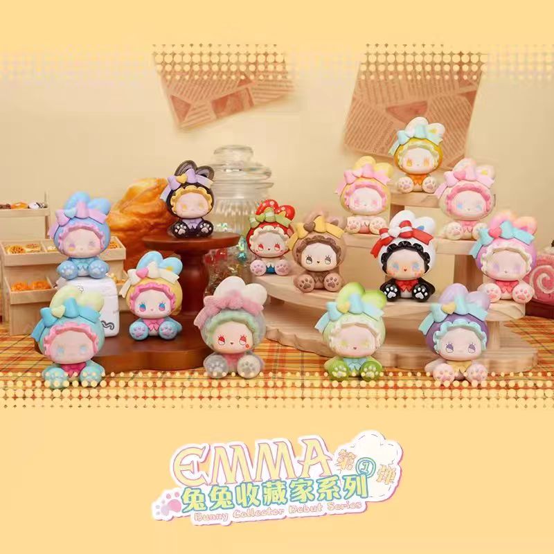 [EMMA] Bunny Collector Series Part 1 - Desktop Ornament - Bunny Doll - Girls - Birthday Gift - Cute Toy
