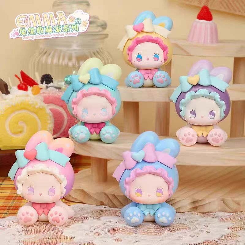 [EMMA] Bunny Collector Series Part 1 - Desktop Ornament - Bunny Doll - Girls - Birthday Gift - Cute Toy