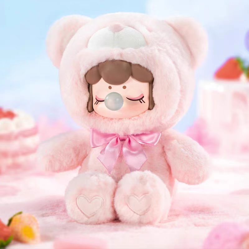 [Nanci] Chocolate Colorful Rubber Plush Bear - Plush Doll Blind Box - Birthday Gift - Cute Doll