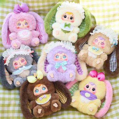 [Samuel] Mao Xiao Rabbit Second Generation Family - Plush Series Blind Box - Cute Doll - Plush Decoration - Keychain - Gift for Girls