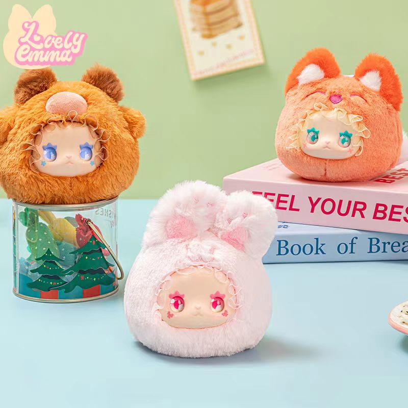 Lovely Emma RuaRuaZoo - Vinyl Face Plush Series Blind Box - Keychain - Trendy Mini Figure - Ornament