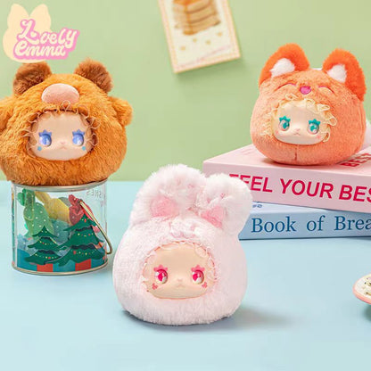 Lovely Emma RuaRuaZoo - Vinyl Face Plush Series Blind Box - Keychain - Trendy Mini Figure - Ornament