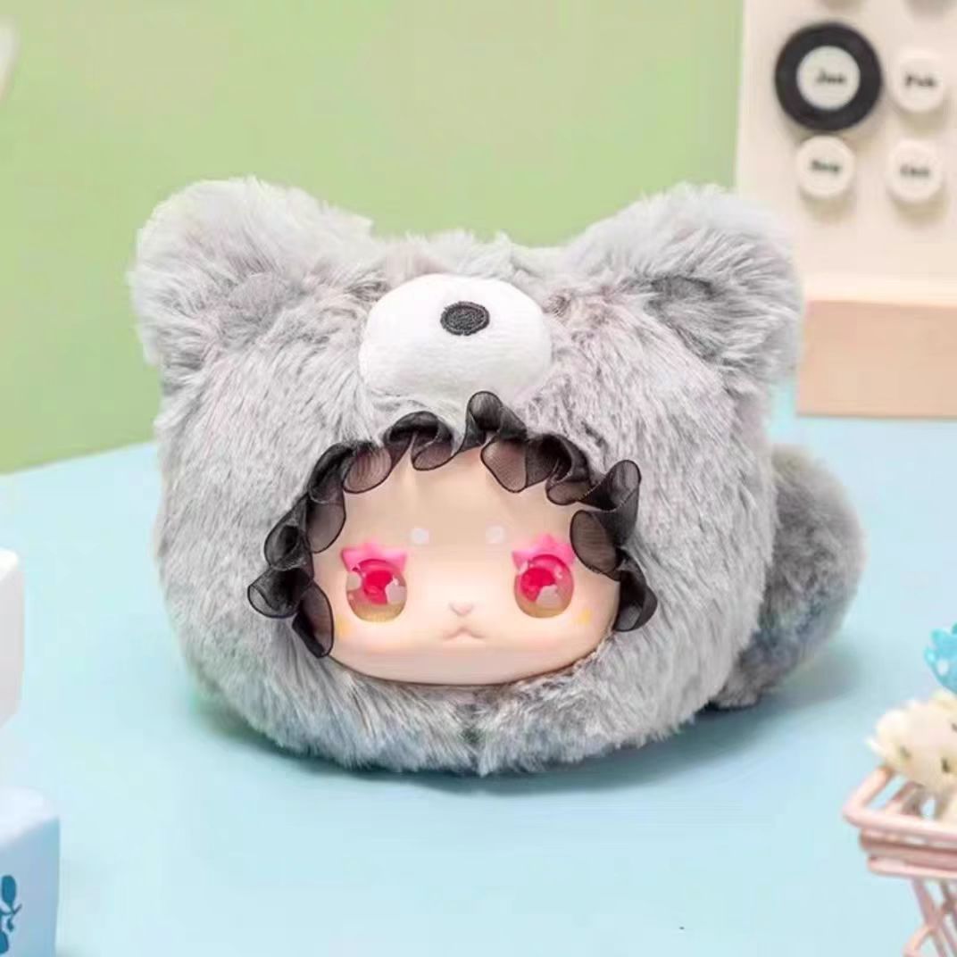 Lovely Emma RuaRuaZoo - Vinyl Face Plush Series Blind Box - Keychain - Trendy Mini Figure - Ornament