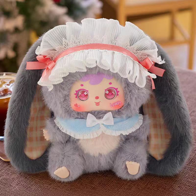 [Samuel] Mao Xiao Rabbit Second Generation Family - Plush Series Blind Box - Cute Doll - Plush Decoration - Keychain - Gift for Girls