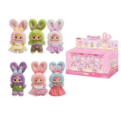 [Samuel] Rainbow Bunny Plush Blind Box Series - Cute Trendy Doll - Backpack Charm - Gift for Girls