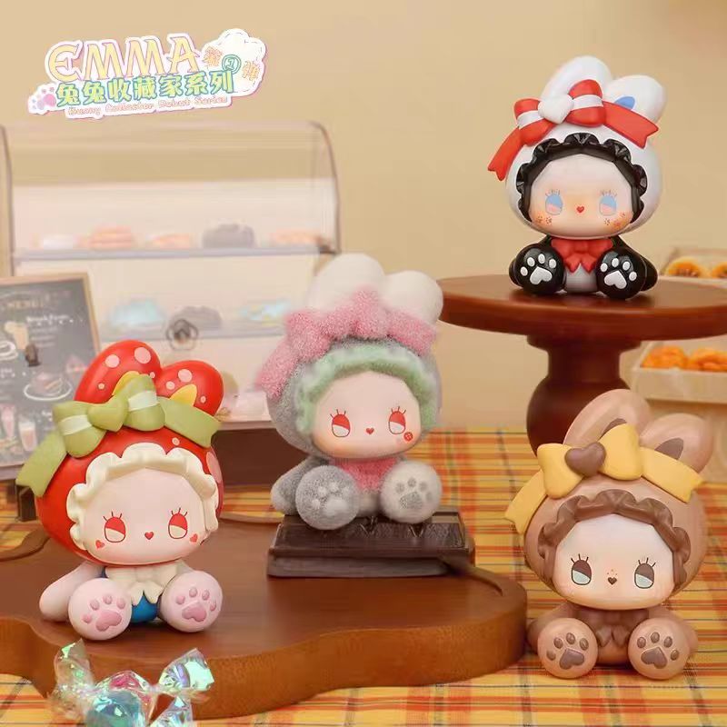[EMMA] Bunny Collector Series Part 1 - Desktop Ornament - Bunny Doll - Girls - Birthday Gift - Cute Toy