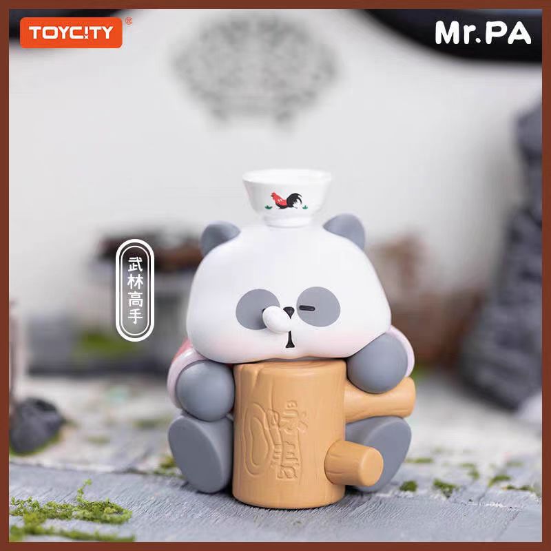MR-PA Teacher Ba Ba National Essence Travel Blind Box - Panda Figurine - Cute Decoration - Doll Gift - Innovative Toy