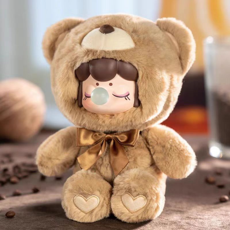 [Nanci] Chocolate Colorful Rubber Plush Bear - Plush Doll Blind Box - Birthday Gift - Cute Doll