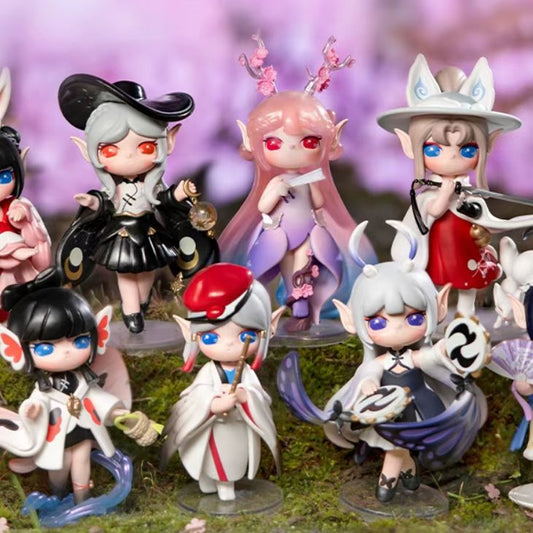 SURI Surui Myth Series Peach Blossom Nine Spirits Series Blind Box Figurine Trendy Toy - Gift