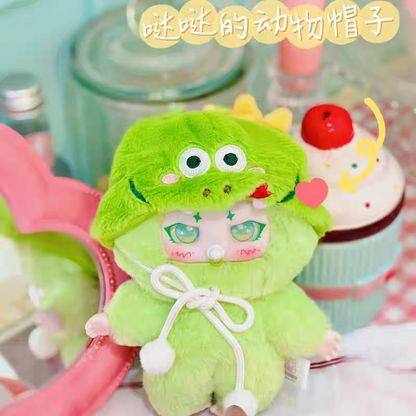 Dada Animal Hat - Plush Blind Box - Trendy Plush Keychain - Cute Doll Gift for Girls