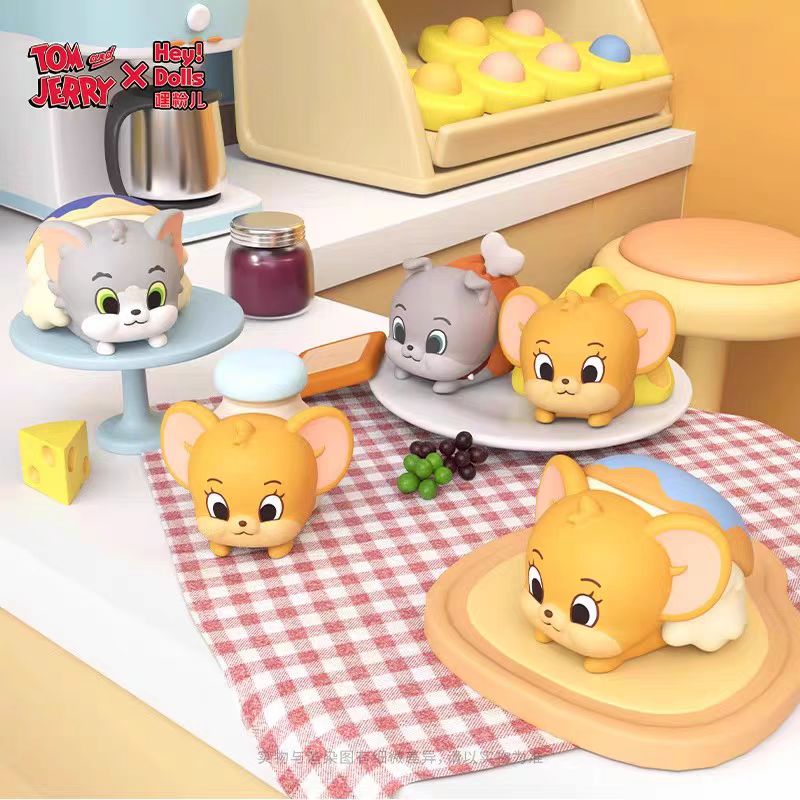 Tom and Jerry Gourmet House Series Blind Bag Trendy Toy Blind Box Cute Figurine