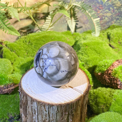 Natural crystal balls-Vocano Agate Sphere